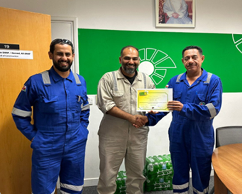 PDO RECOGNISES SAS FOR EXCELLENCE IN ENHANCING HSE